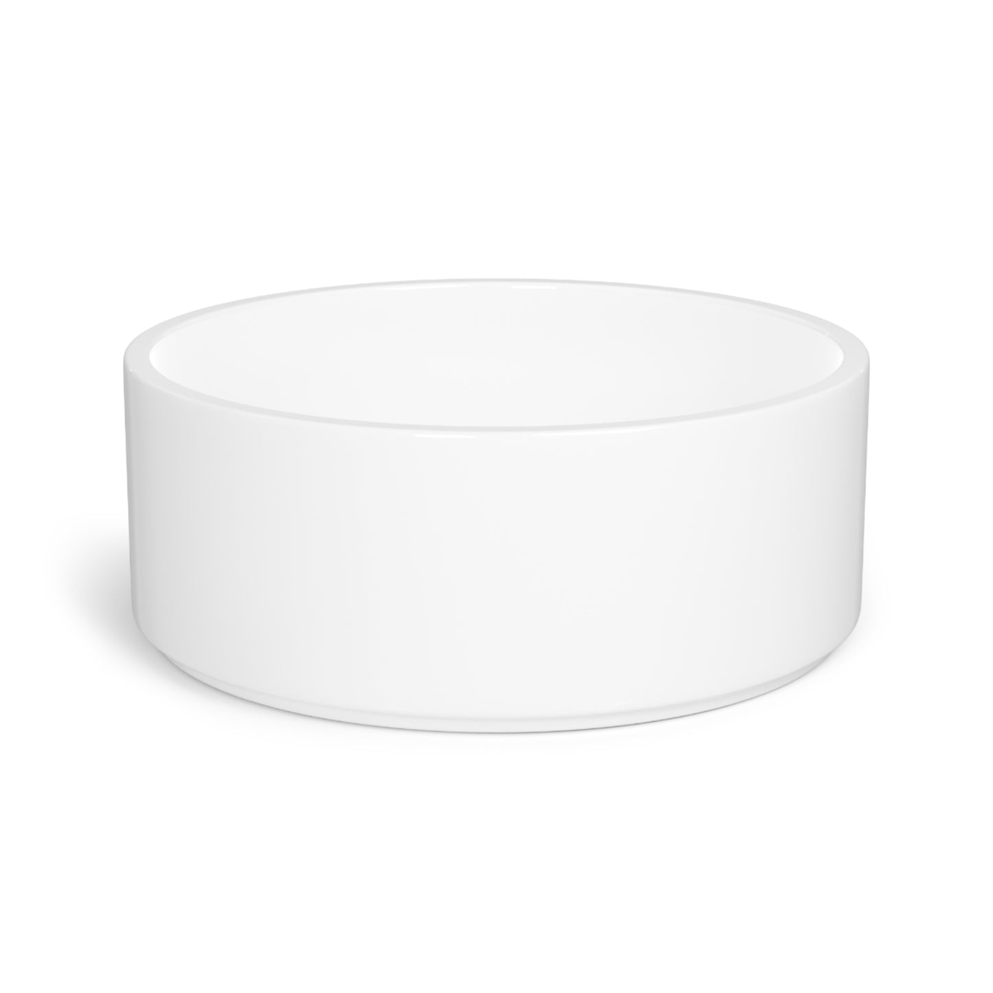Dogedin™ Custom Dog Photo & Name Glazed Ceramic Pet Bowl